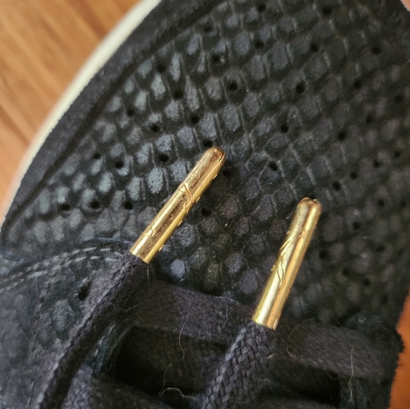 Nike Air Jordan's Low Blk Python Sneakers - Picture 8 of 10